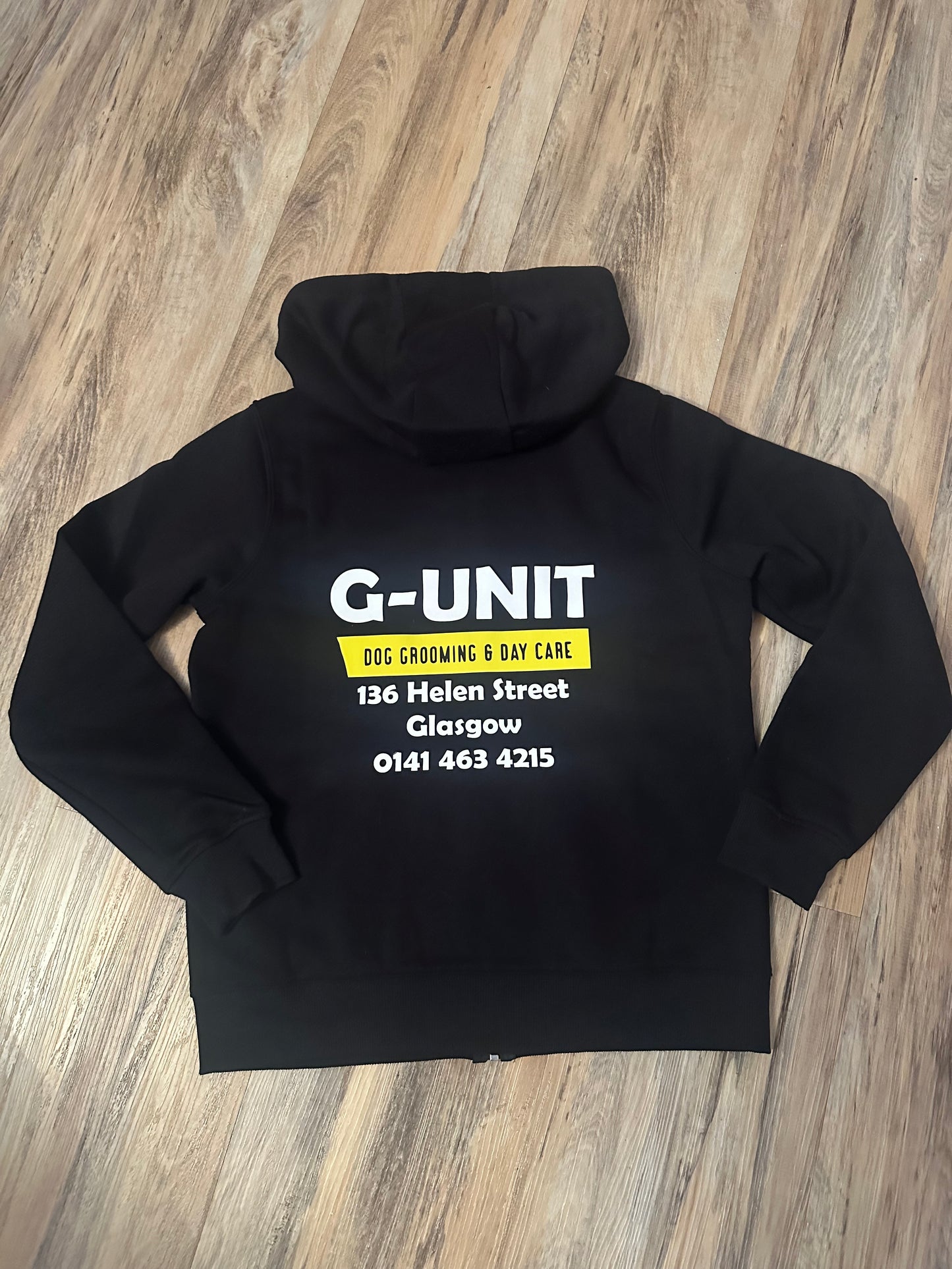 Personalised zipper hoodie